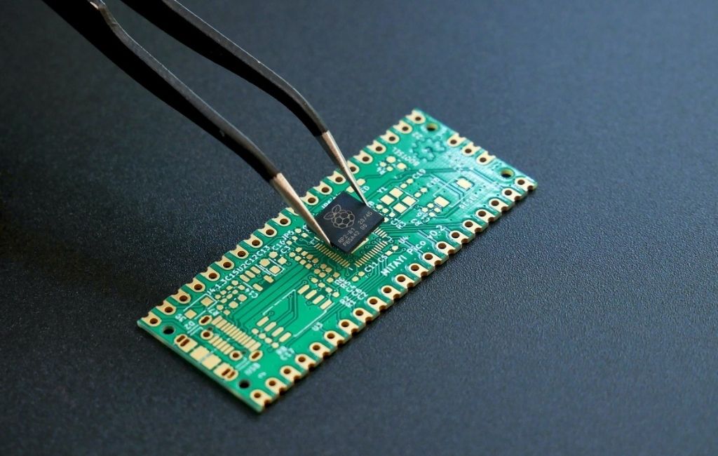 Semiconduttori pulizia tecnica componenti elettronici